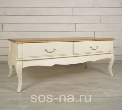 Стол Леонтина журнальный 2 ящика