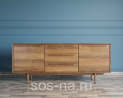 Комод "Bruni" с тремя ящиками и дверками