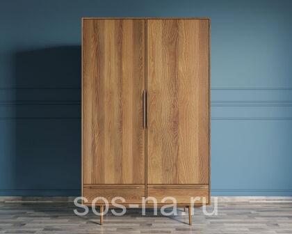 Шкаф двустворчатый "Bruni" с двумя ящиками