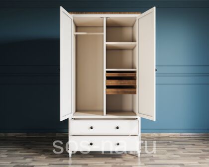 Шкаф двухстворчатый "Odri" с ящиками