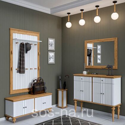 Тумба Рандеву 42 из массива сосны