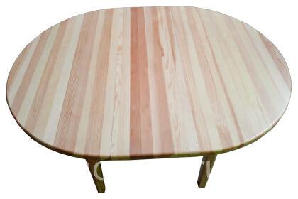 Стол круглый раздвижной Александр с царгой