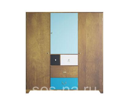 Шкаф "Aquarelle" трехстворчатый арт RE-46