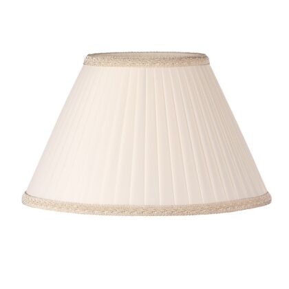 Лампа настольная Анетто выбеленный дуб с абажюром из шелка