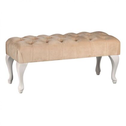 Банкетка "Дорсет" велюр бежевый