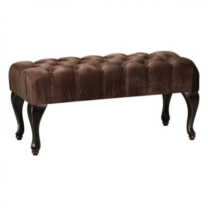Банкетка "Дорсет" велюр коричневый