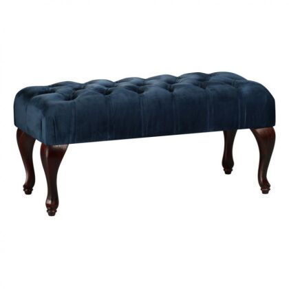 Банкетка "Дорсет" велюр сапфировый