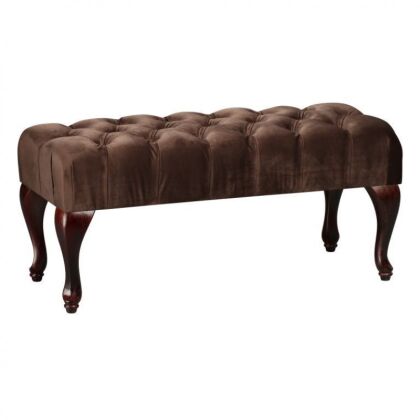 Банкетка "Дорсет" велюр коричневый