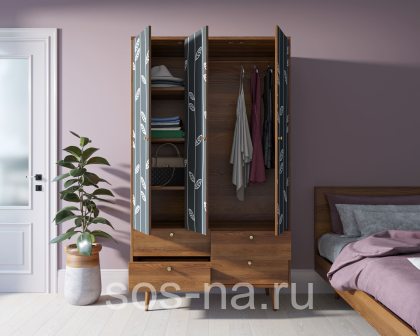 Шкаф трехстворчатый "Berber" BB02