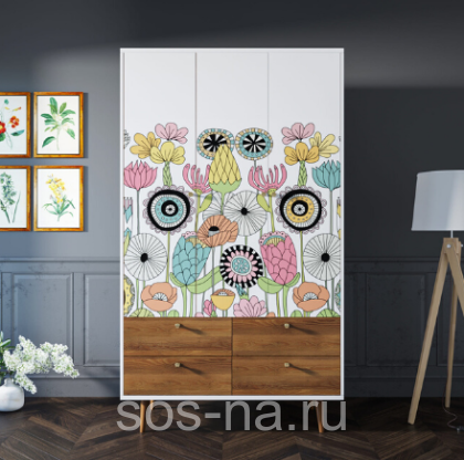 Шкаф трехстворчатый "Berber" BB02