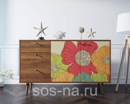 Комод "Berber" с двумя дверками и ящиками BB05