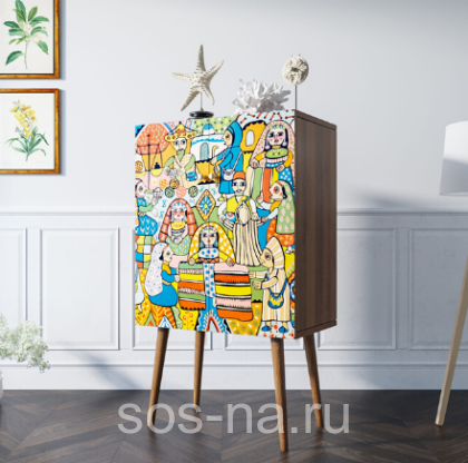 Комод на высоких ножках "Berber" BB09