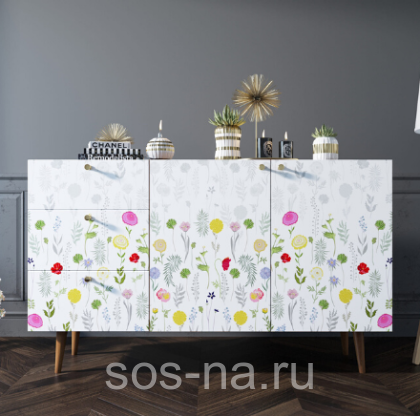 Комод "Berber" с двумя дверками и ящиками BB17