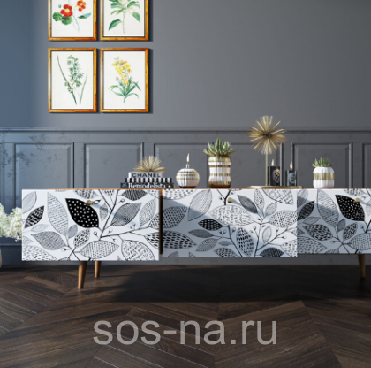 Комод "Berber" с ящиками низкий под TV BB19