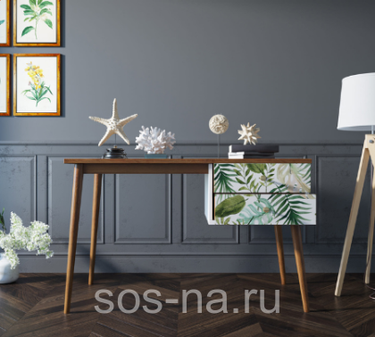 Стол рабочий "Berber" с одной тумбой BB20