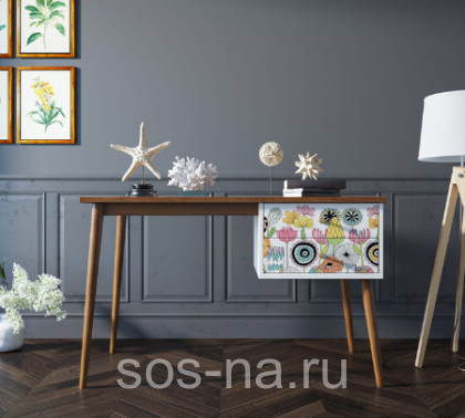 Стол рабочий "Berber" с одной тумбой BB20