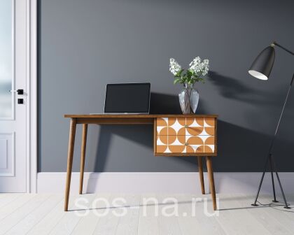 Стол рабочий "Berber" с одной тумбой BB20