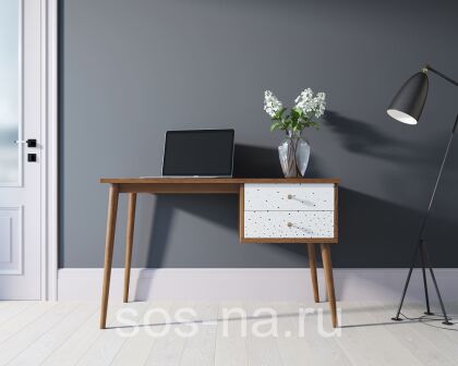 Стол рабочий "Berber" с одной тумбой BB20