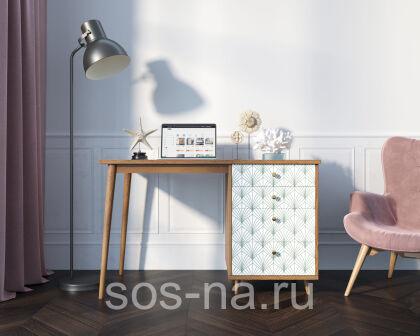 Стол рабочий "Berber" c одной тумбой BB31