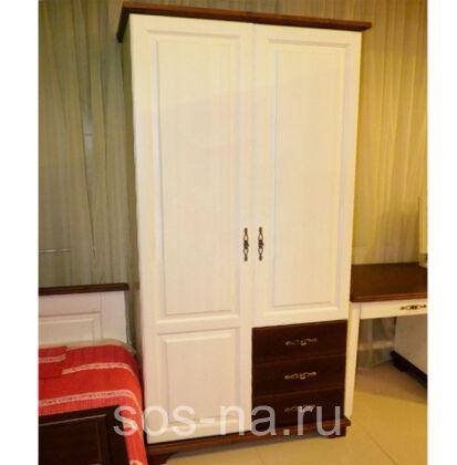 Шкаф 2-х ств. с ящ. Брусно