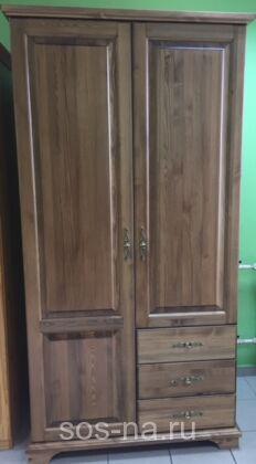 Шкаф 2-х ств. с ящ. Брусно