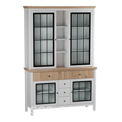 Буфет Сканди (4 стеклянные двери)