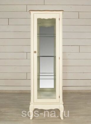 Шкаф "Leontina" 1 стеклянная дверь (низкий)