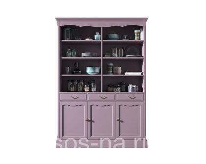 Двухсекционный шкаф Leontina для посуды