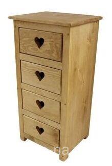 Шифоньер 4 ящика с сердцем CHIF 4T Coeur