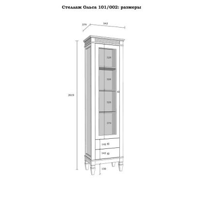 Стеллаж Ольса 101/002
