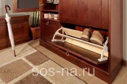 Шкаф Дания для прихожей комбинированный