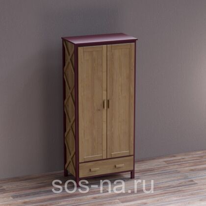 Шкаф 2-х ств. Армо комбинированный (полки+штанга)