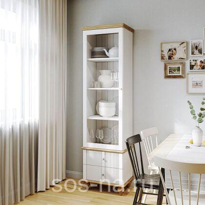 Шкаф для посуды Рандеву 12 из массива сосны