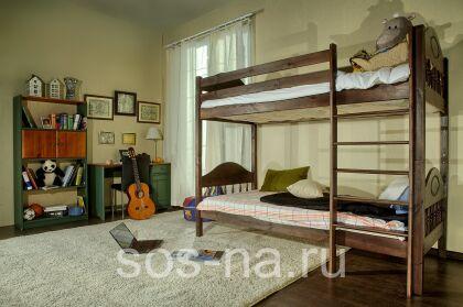 Кровать двухъярусная F2