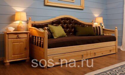 Тахта F3 мягкая с ящиками