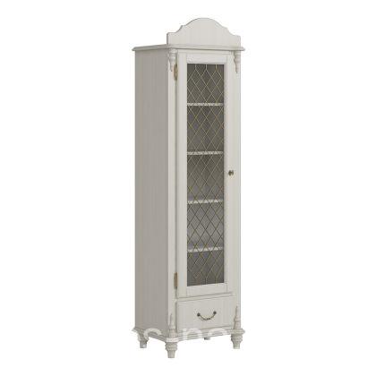 Шкаф-витрина Скандия 1-ств с 1 ящ высокий