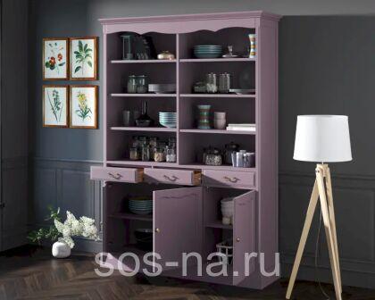 Двухсекционный шкаф Leontina для посуды