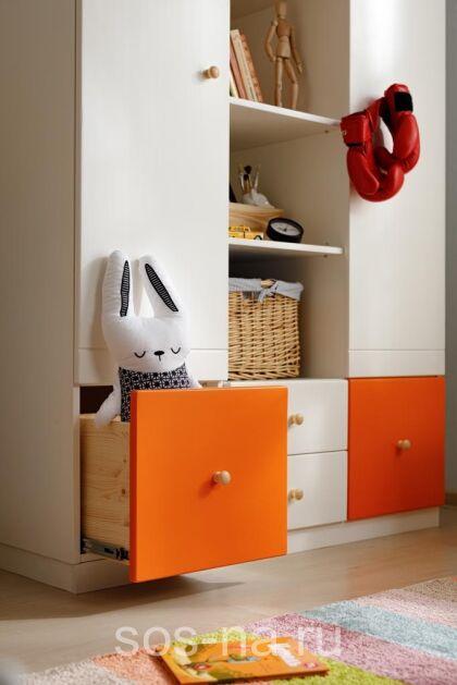 Шкаф 3-ств Тимберика Кидс №1