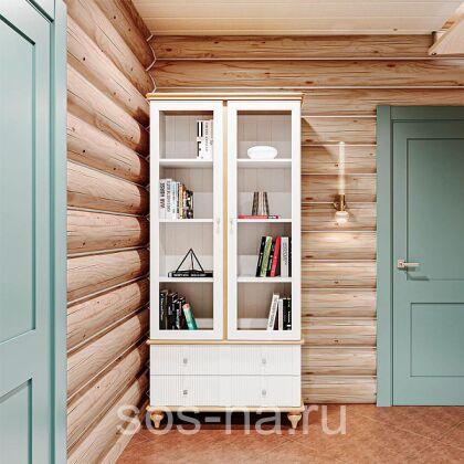 Шкаф для посуды Рандеву 22 из массива сосны