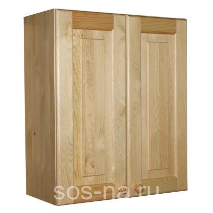 Шкаф навесной 60 (2 двери, дерево) Скайда-2