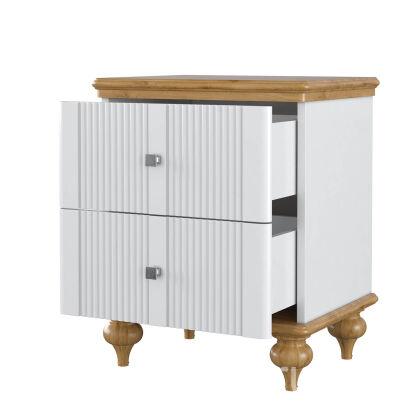 Прикроватная тумба Рандеву 02 из массива сосны