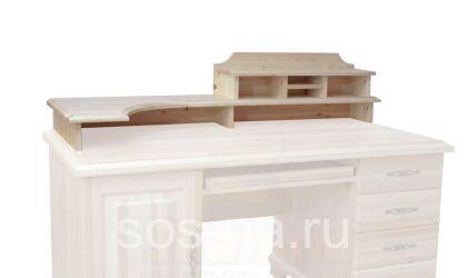 Конторка к 2-х тумбовому столу "Брусно"