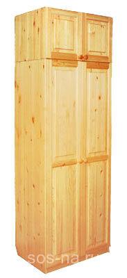 Шкаф 2ств. комбинированный Норд 192