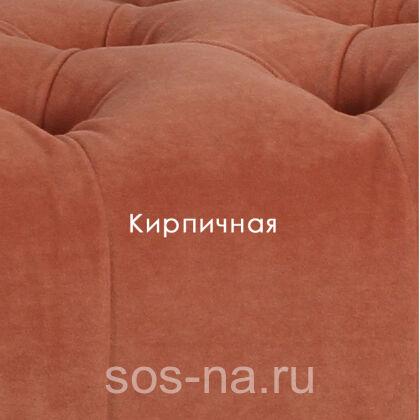 Кровать София с мягкой спинкой каретная стяжка