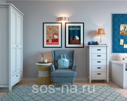 Шкаф 2х дверн. "Сиело"