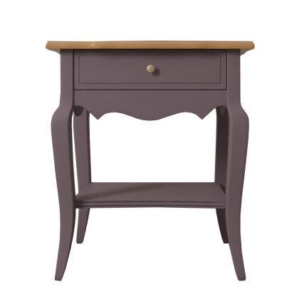 Тумба прикроватная Леонтина c одним ящиком (широкая)