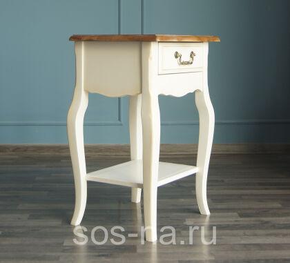 Тумба прикроватная Леонтина c одним ящиком (узкая)