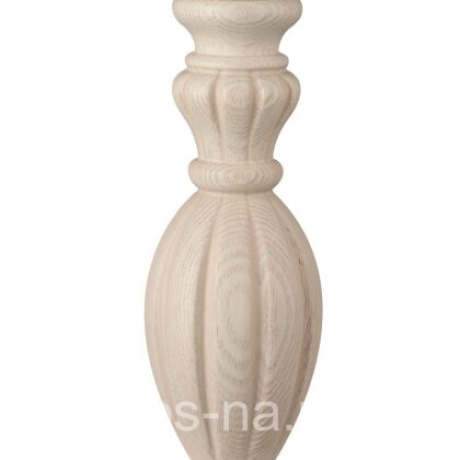 Лампа настольная Севенна бежевый дуб с абажюром из шелка