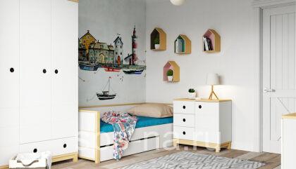 Кровать нижняя с фальшпанелью универсальная Робин Wood Лайт