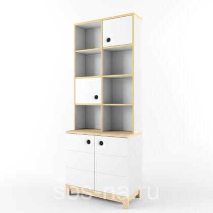 Стеллаж широкий Робин Wood Лайт